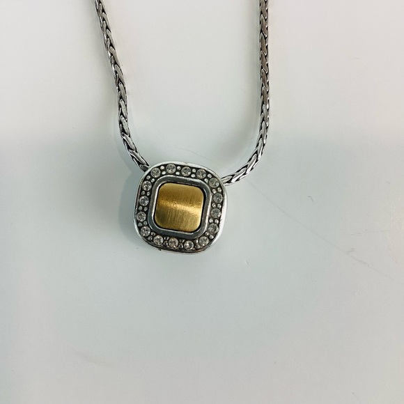 Brighton Shadow Play Petite Reversible Black Brushed Gold  Brighton Shadow Play Mini Petite Reversible Necklace